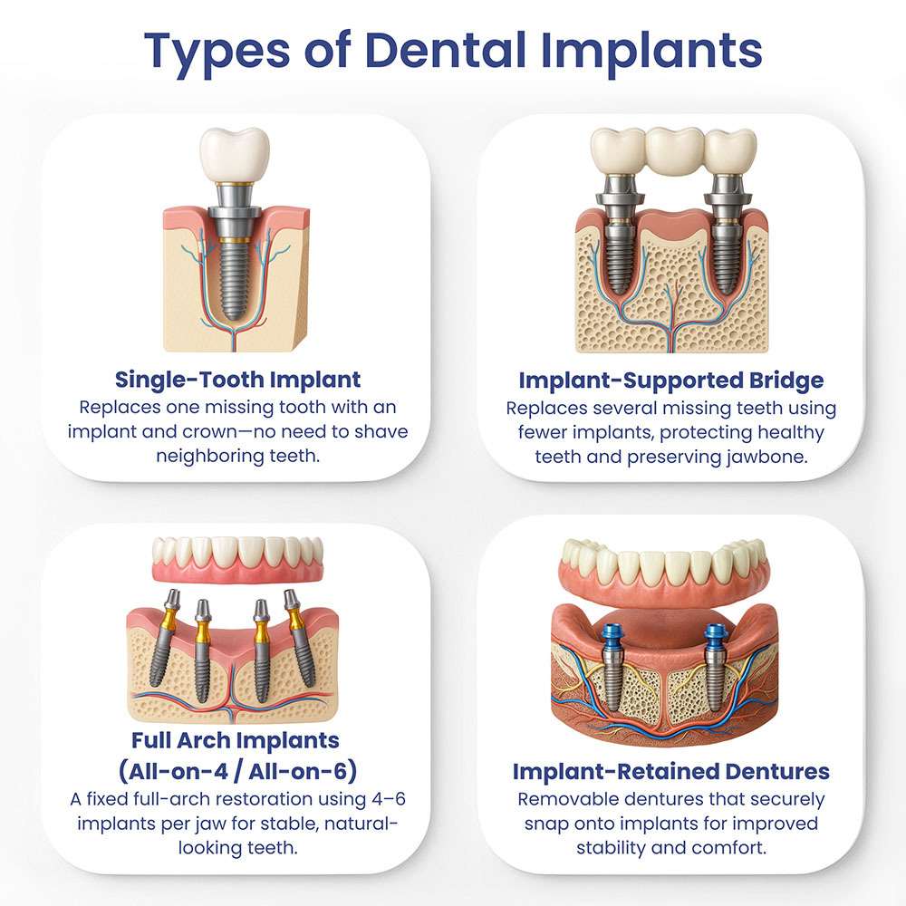 Types of Dental Implants Glendale, NY