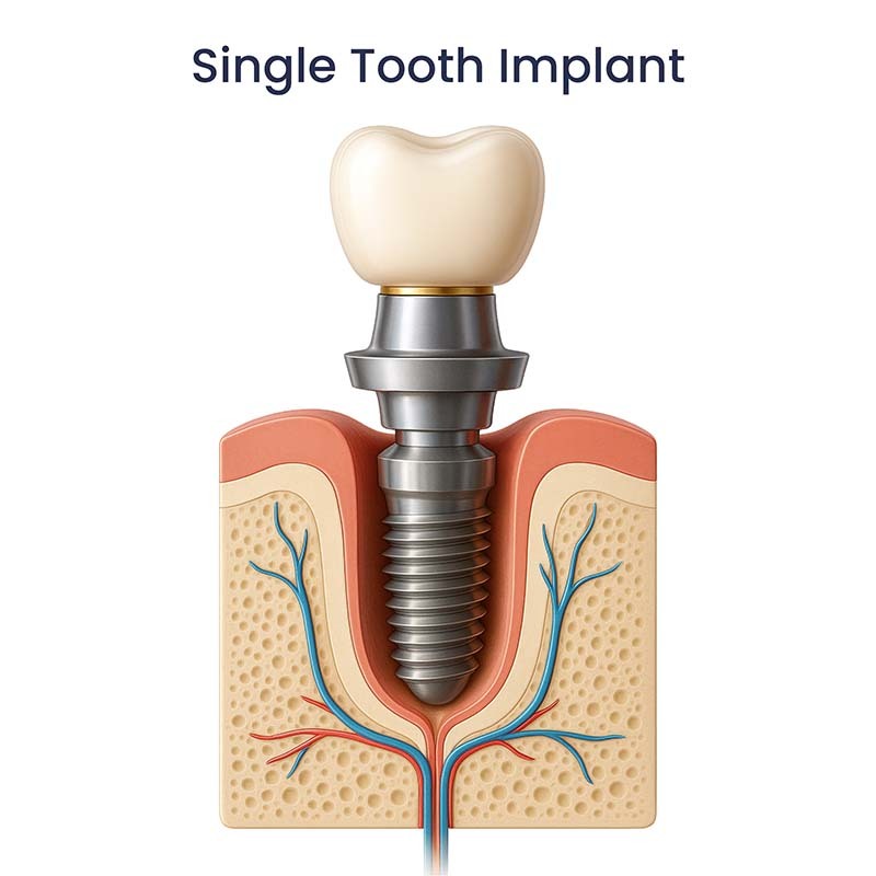 Single Tooth Implant Glendale, NY