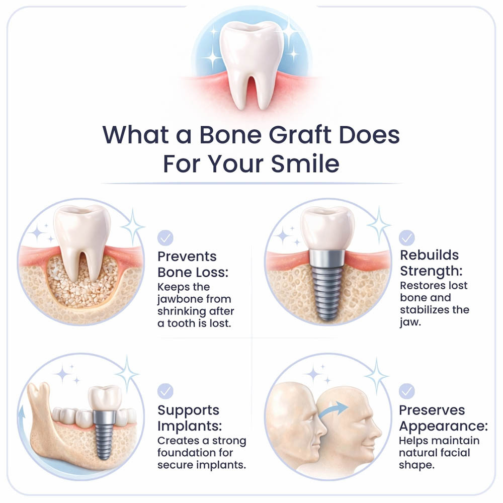What a Bone Graft Does  For Your Smile